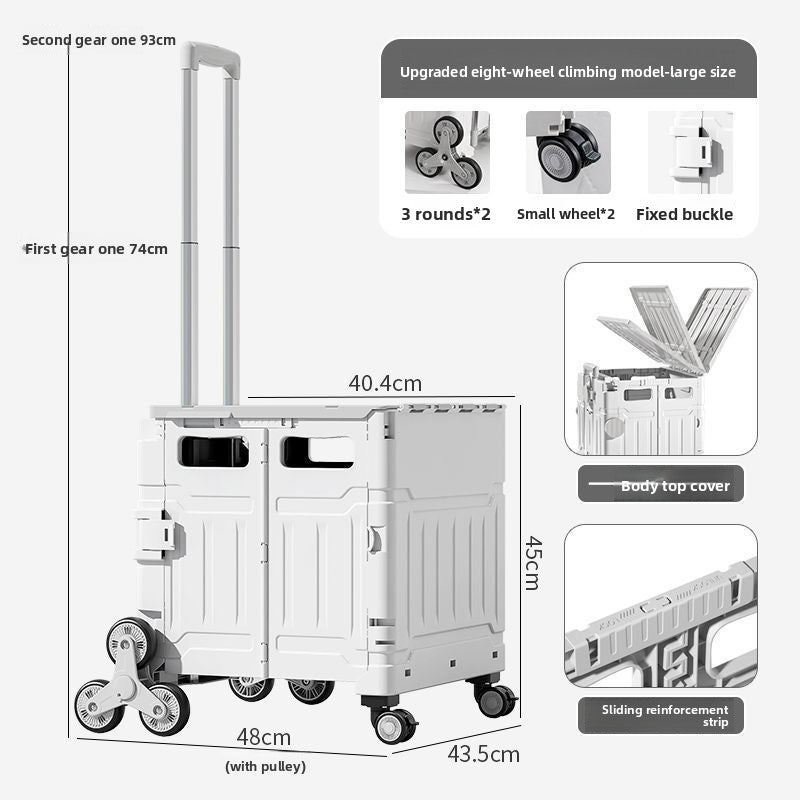 Foldable Portable Shopping Cart