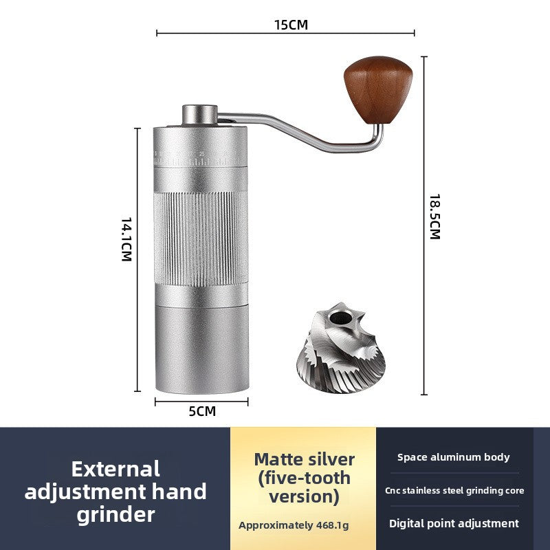Manual Coffee Grinder with Adjustable Settings