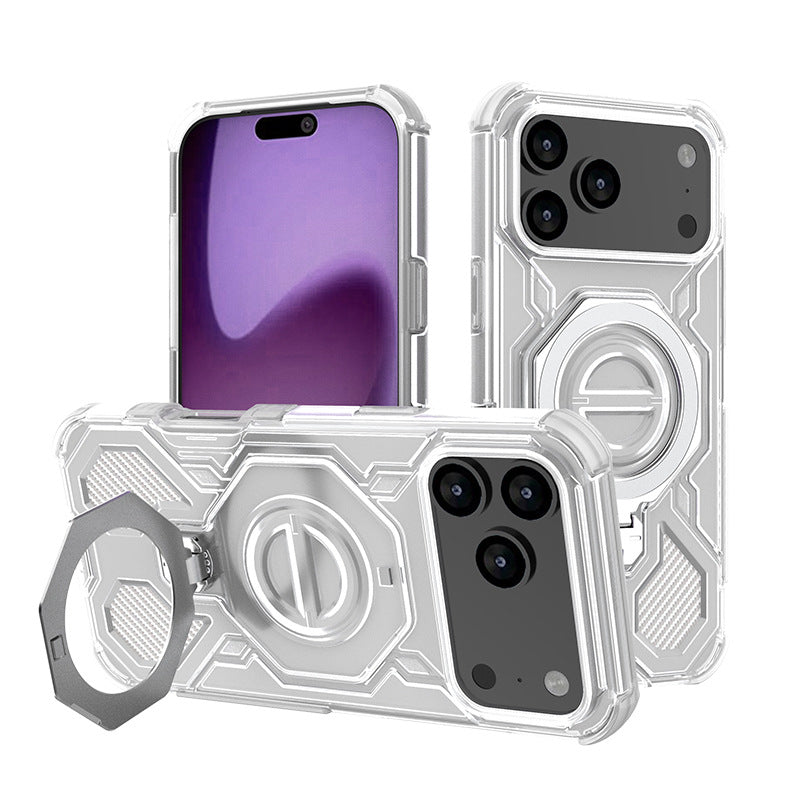 Magnetic Transparent Airbag Shockproof Phone Case