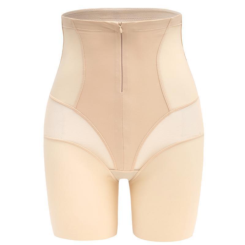 High Waist Shaping Pants with Zipper