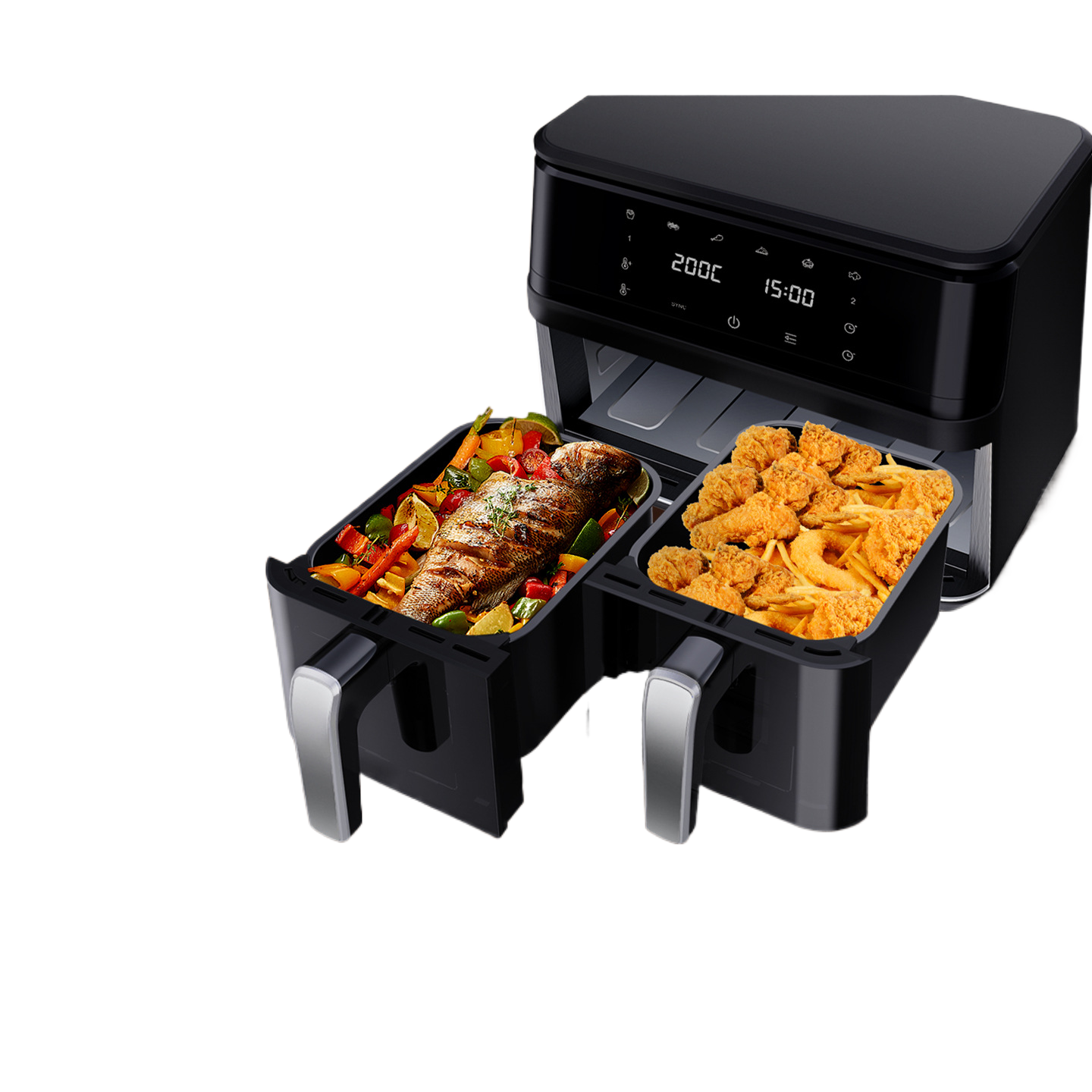 Air Fryer Household Flip-Free Airfryer