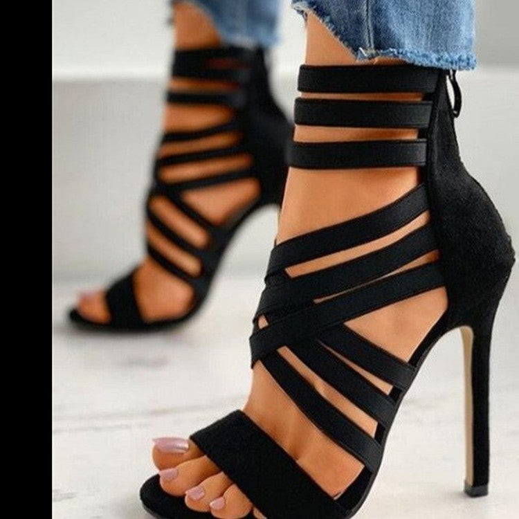 high heel sandals