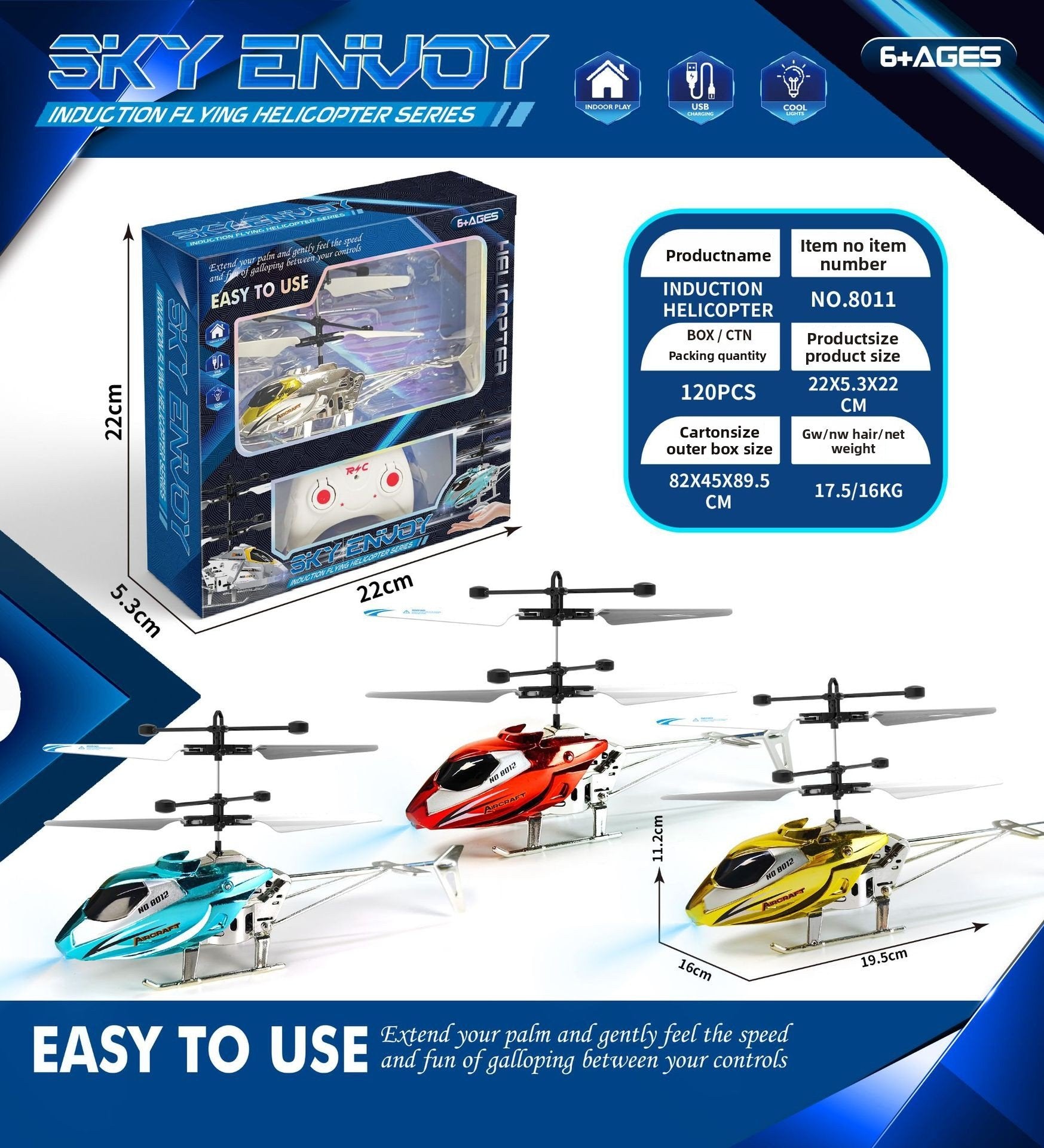 Alloy remote-controlled helicopter, shockproof and anti-collision aircraft with light toy