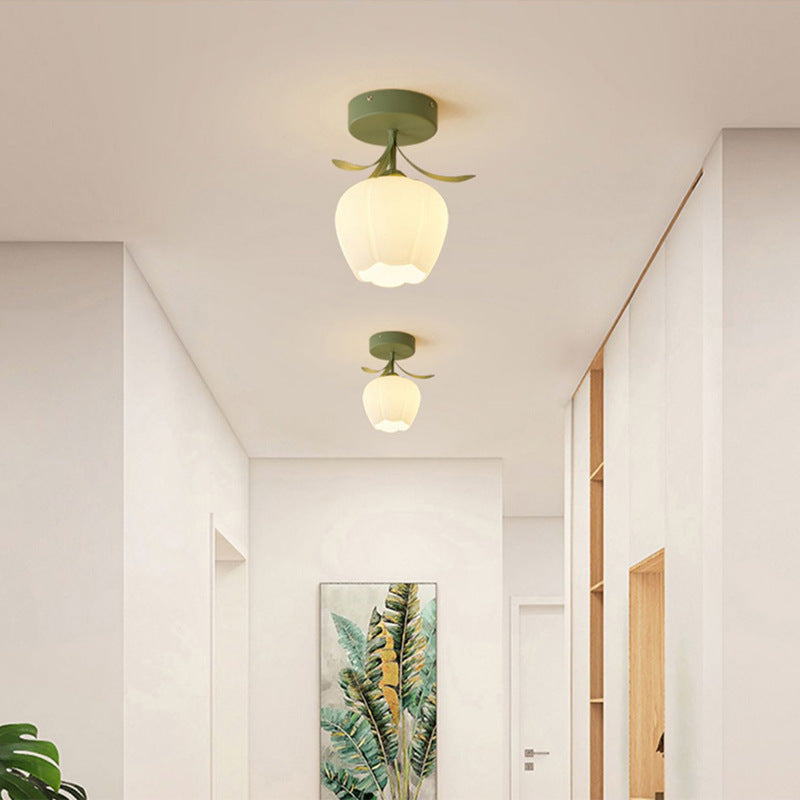 French cream-style ceiling lamp