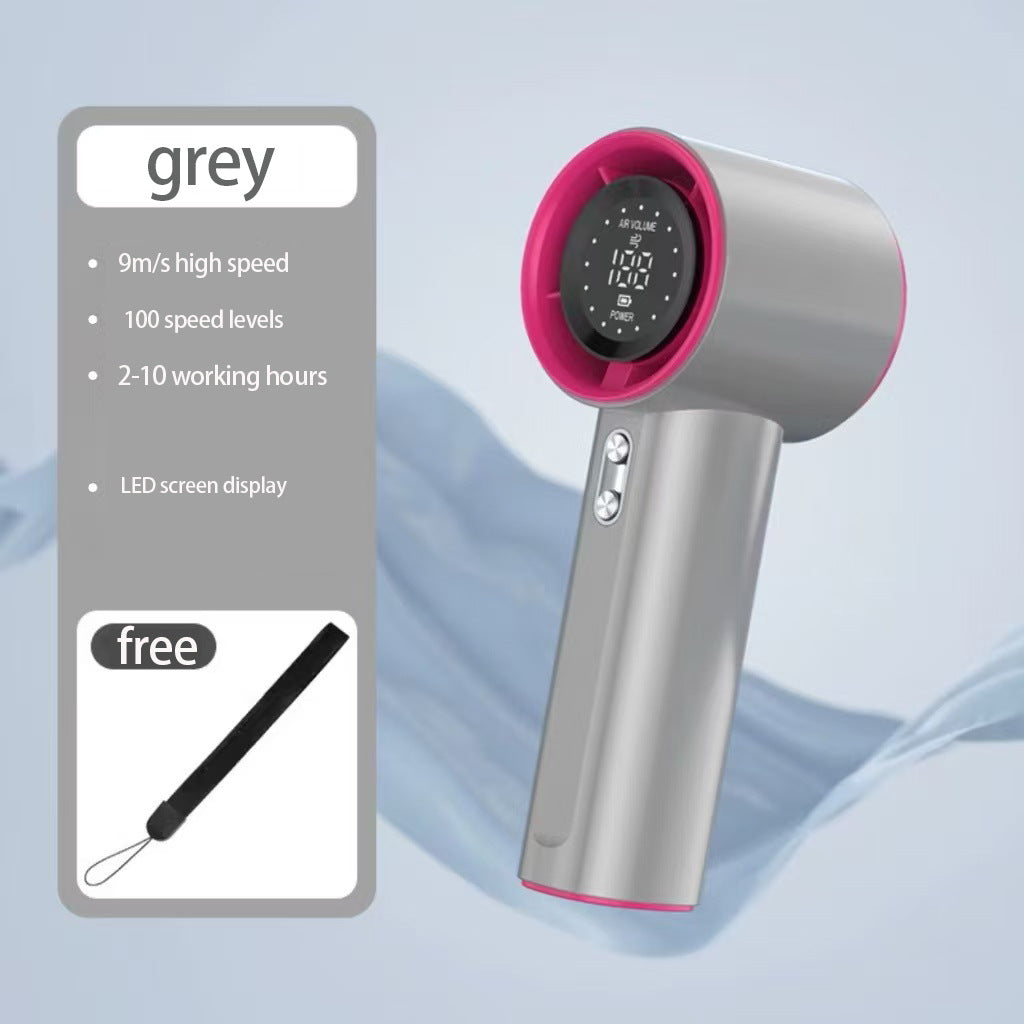 100-Speed USB Rechargeable Handheld Fan
