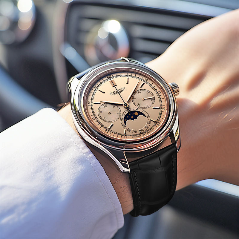 Business belt quartz sports watch