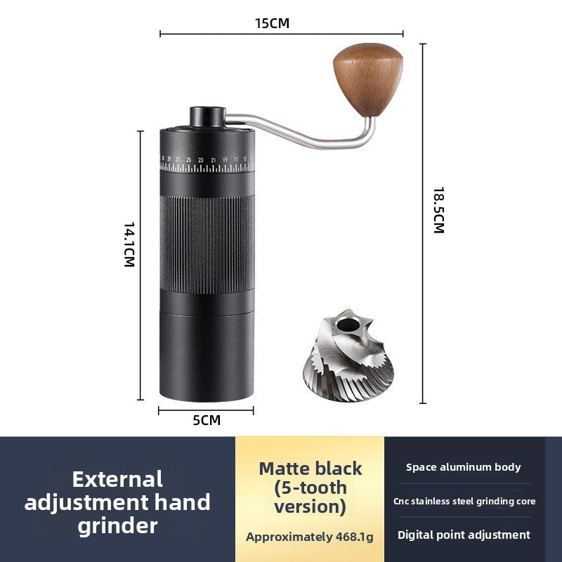 Manual Coffee Grinder with Adjustable Settings