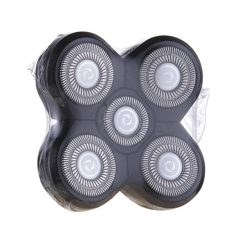 Cross-border electric shaver rotary washing shaving multi-head accessories floating IPX-grade bald razor