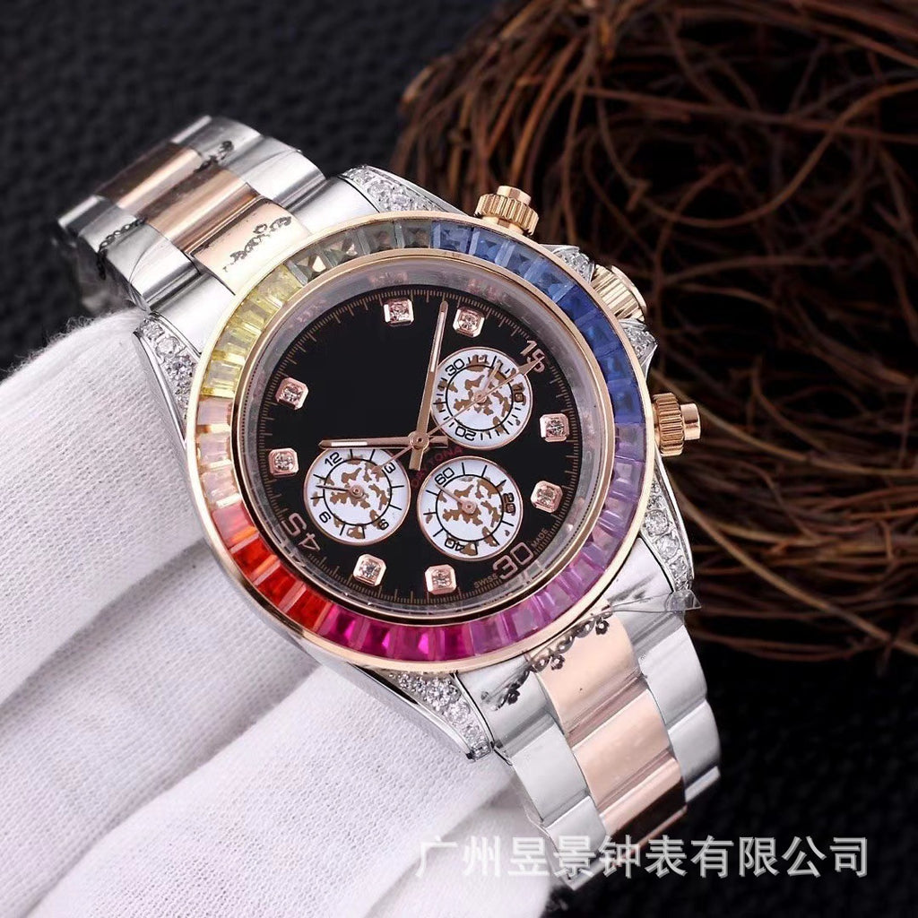 Cai Hongdi three-eye six-pin mechanical automatic mechanical men's watch
