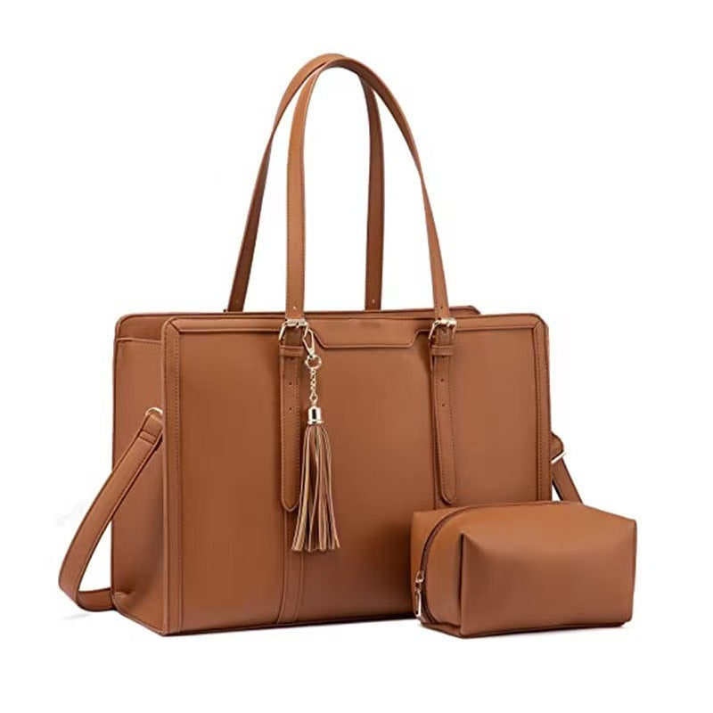 Fashion PU Leather Laptop Shoulder Bag