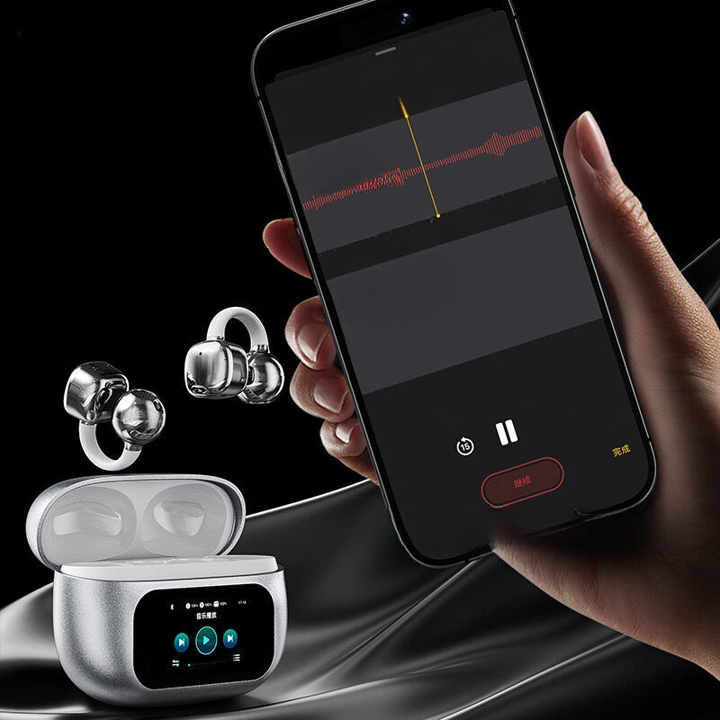 Clip-On AI Smart Bluetooth Headphones