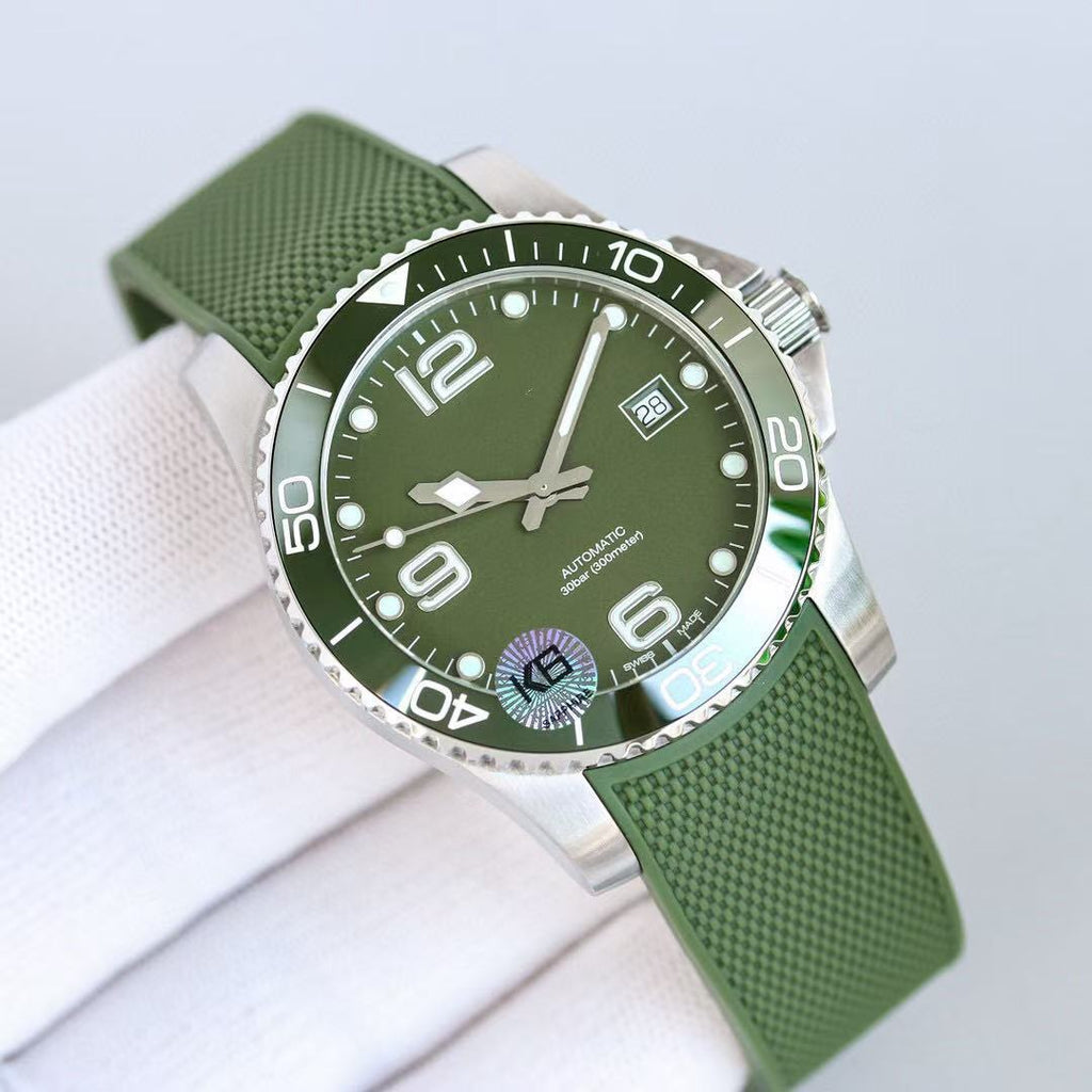 Fully automatic mechanical watch with water resistance