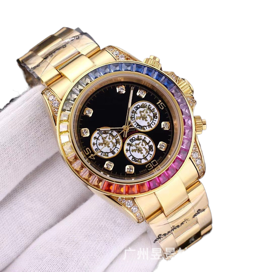 Cai Hongdi three-eye six-pin mechanical automatic mechanical men's watch