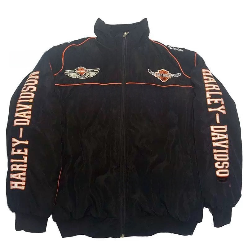 Embroidered racing jacket