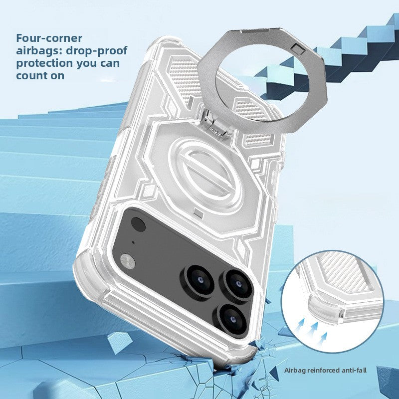 Magnetic Transparent Airbag Shockproof Phone Case