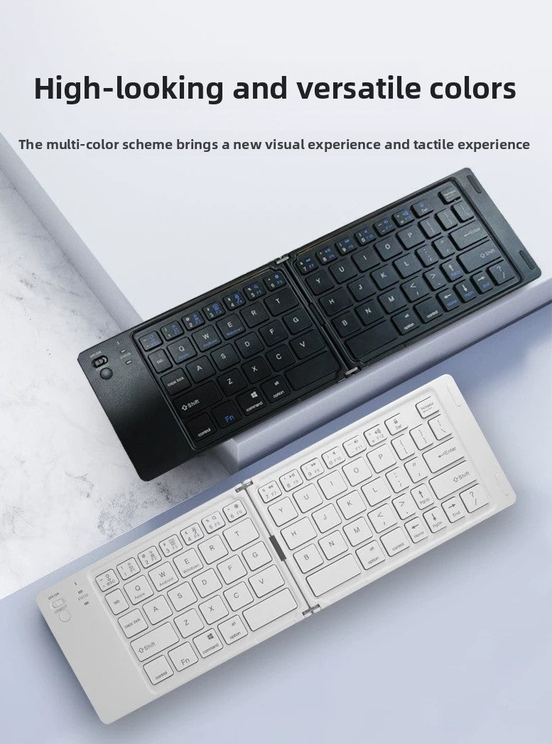 Foldable silent Bluetooth wireless keyboard