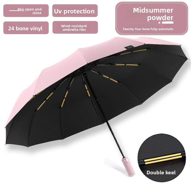 72-Bone Automatic Folding Umbrella