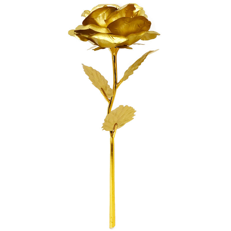 gold foil rose