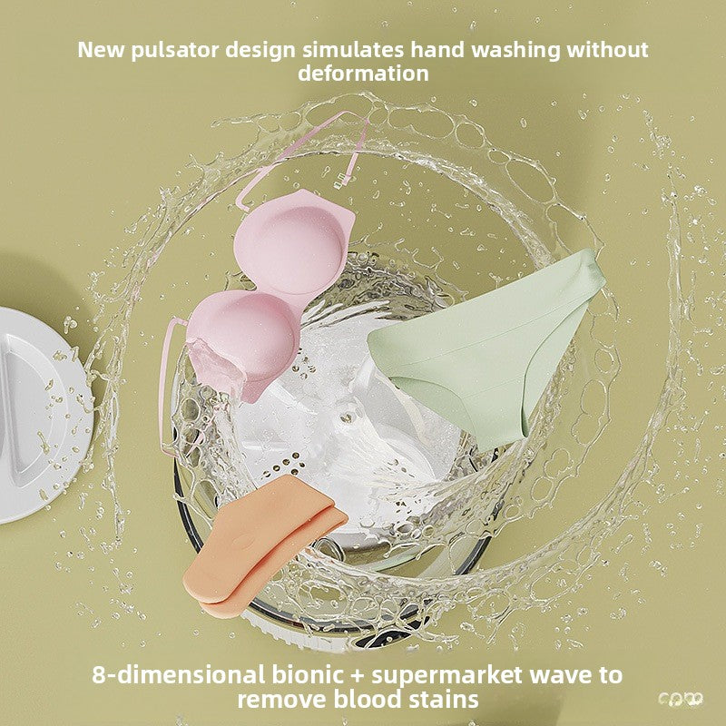 Mini Portable Ultrasonic Washing Machine for Underwear and Socks