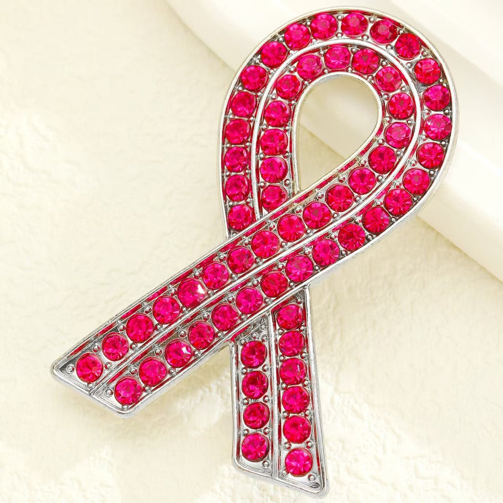Breast cancer awareness necklace