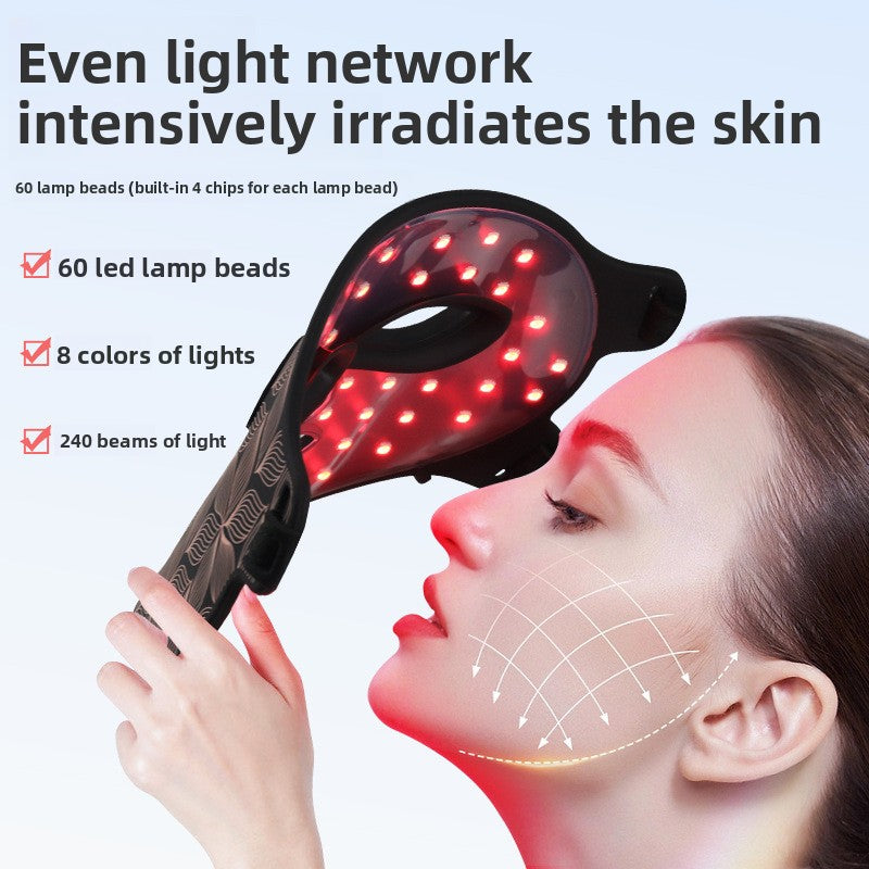 ilicone LED Photon Rejuvenation Facial Mask with Neck