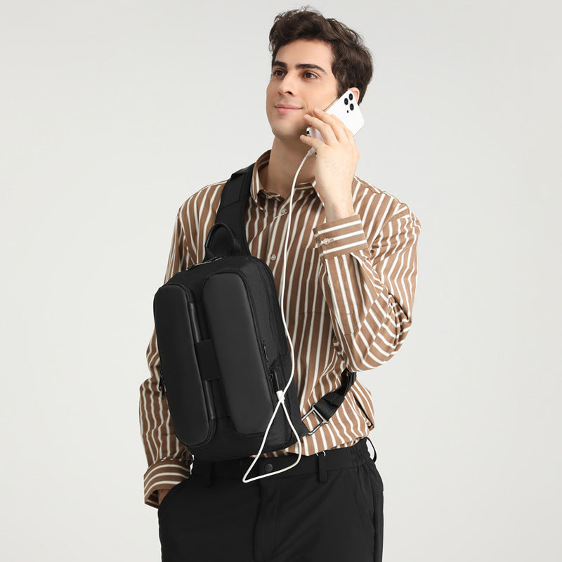 Fashion USB Charging Shoulder Bag