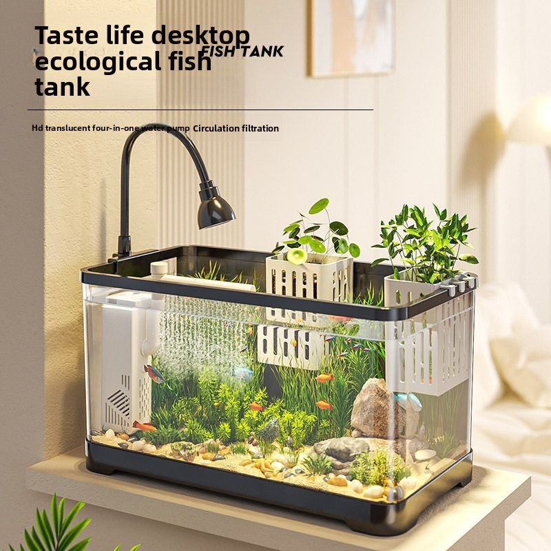 Desktop Fish Tank with Cover