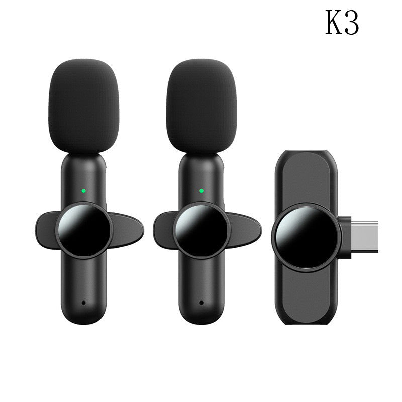 Wireless lapel microphone