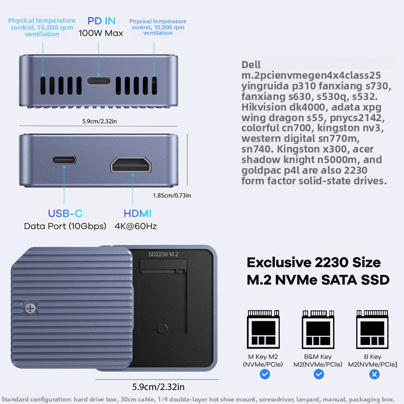 Magnetic SSD Enclosure