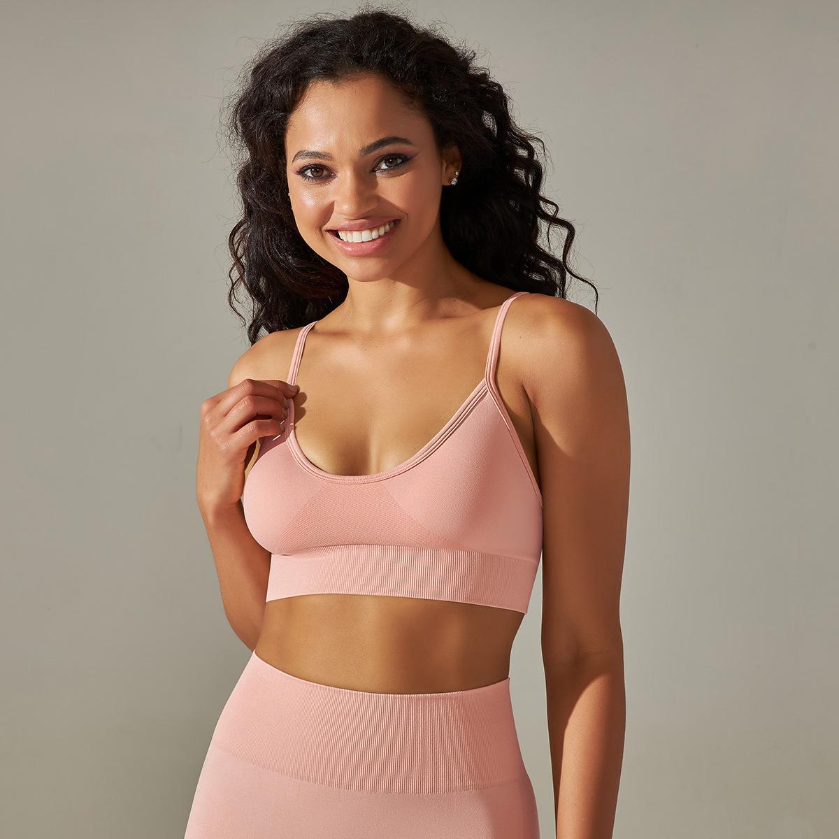 Seamless Quick-Drying Yoga Sports Bra for Women
