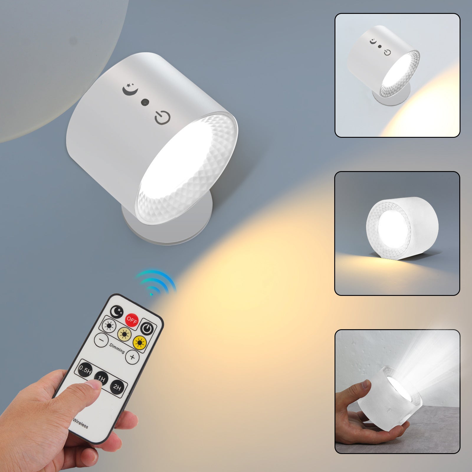 Smart magnetic wall lamp