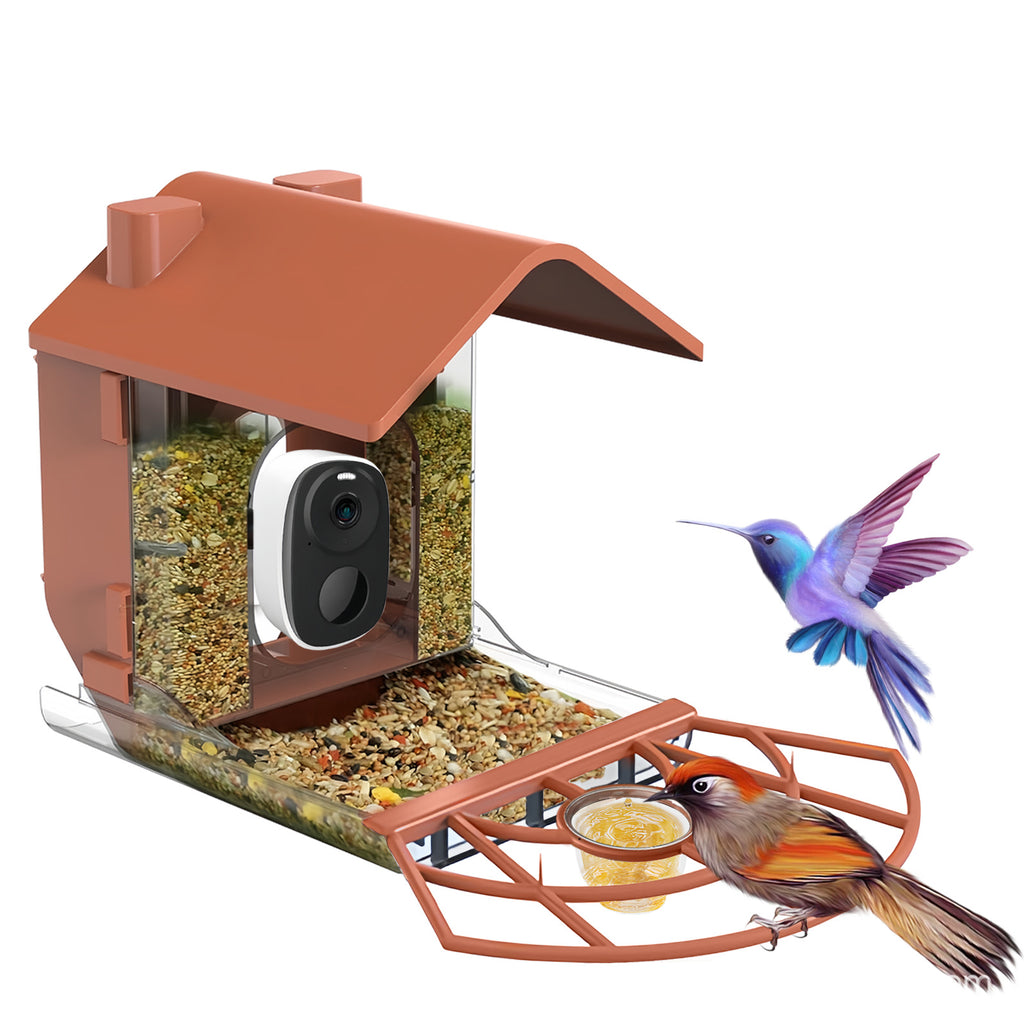 Smart Solar Bird Feeder with Camera