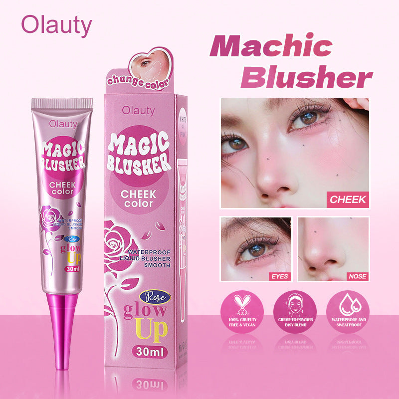 Color-changing blush