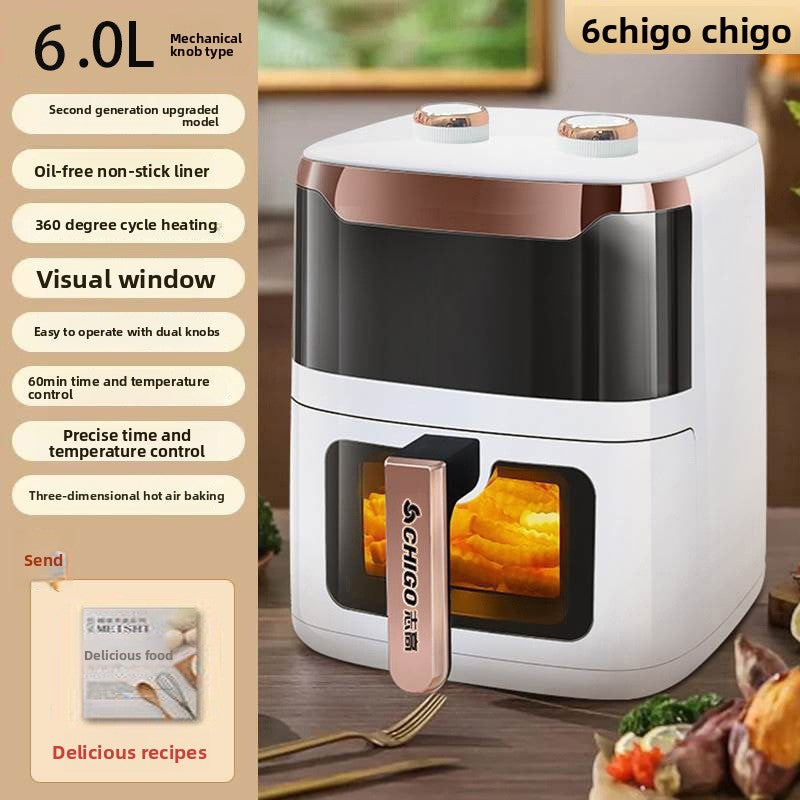 Chigo Double Knob Air Fryer Multi-function