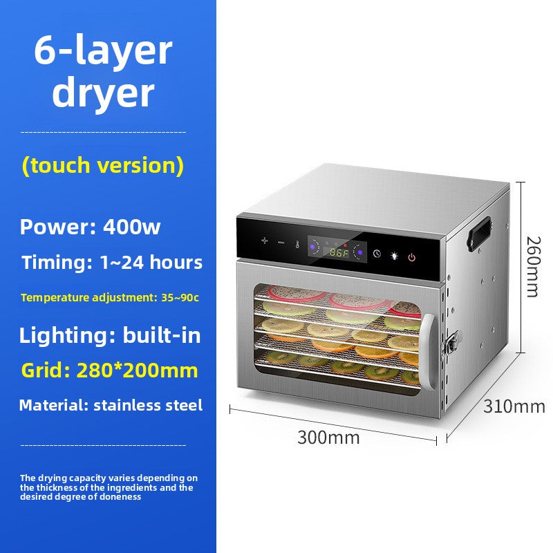 Multifunctional Food Dehydrator with Touch Control