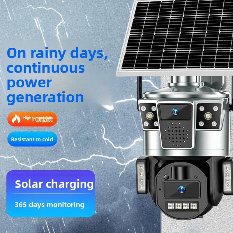 Solar-powered camera