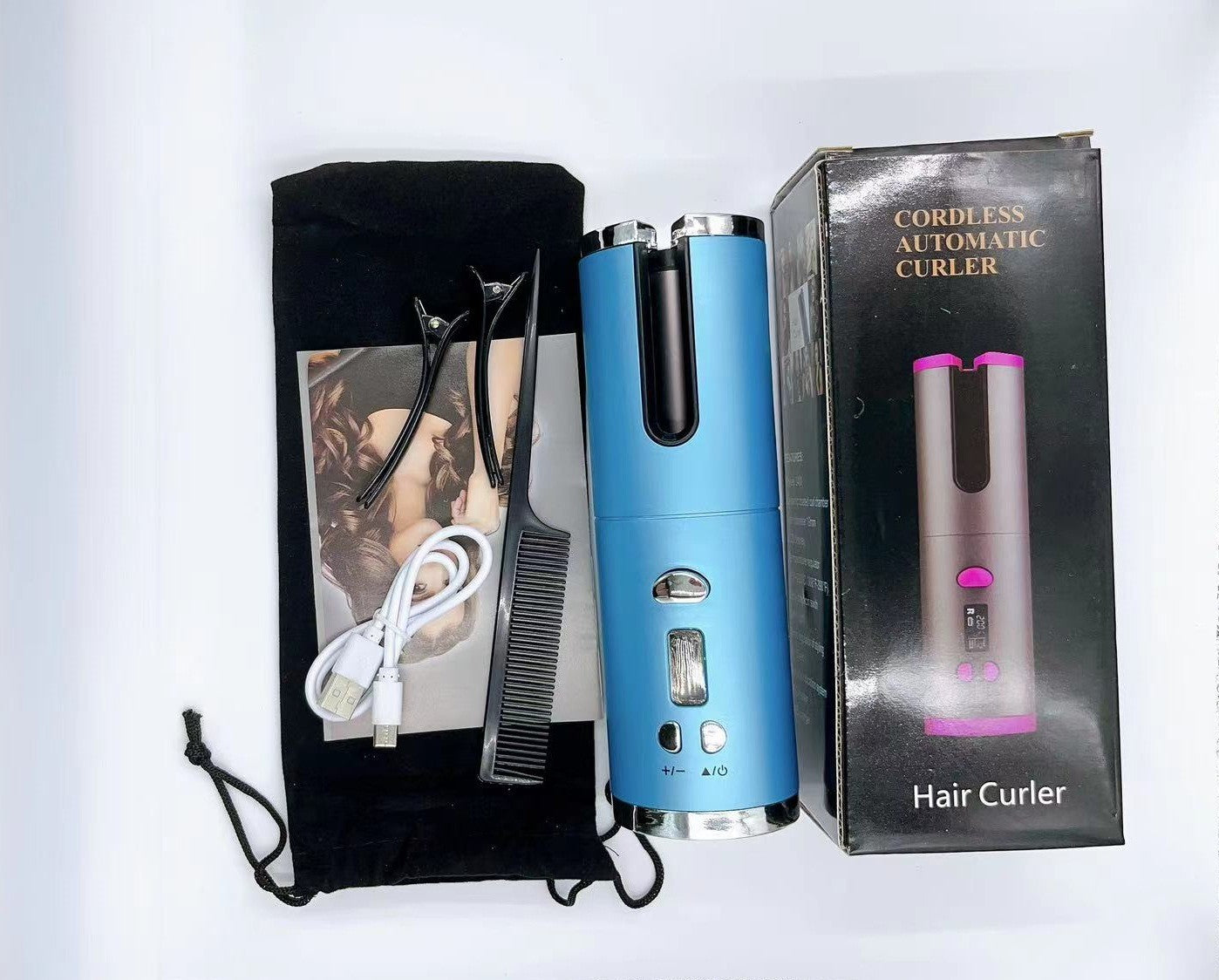 USB automatic curling iron