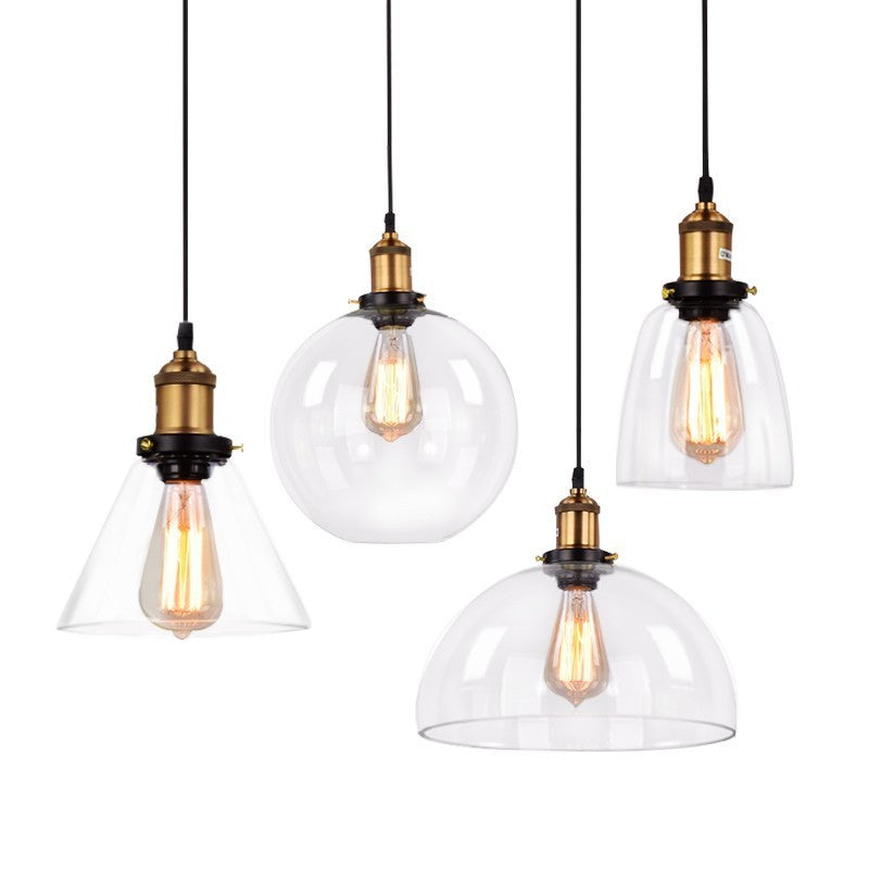 Creative retro glass chandelier
