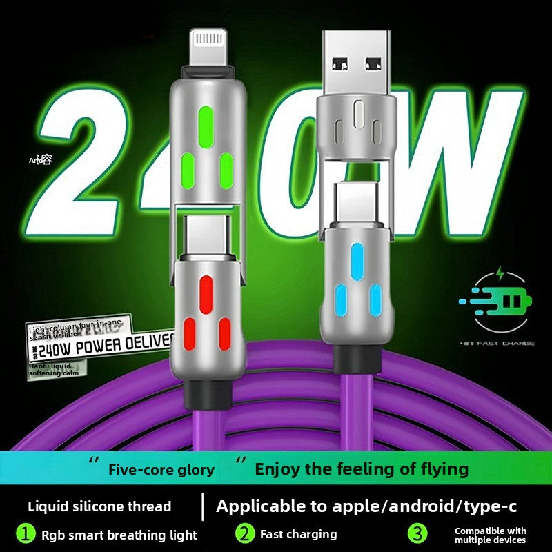 Cable for Apple Android typec charging cable