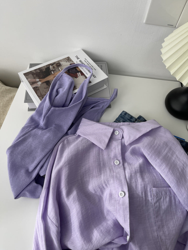 Ice silk sun-protective shirt