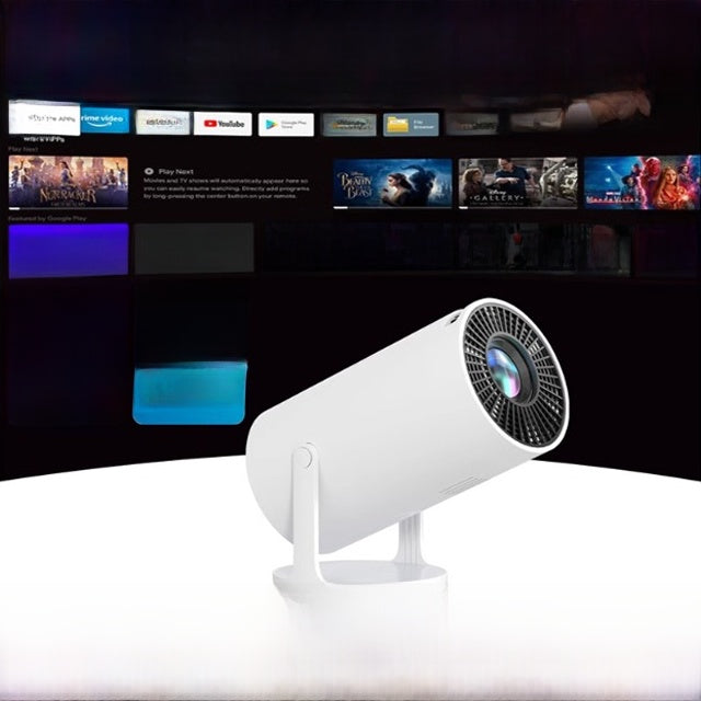 Smart camping small mobile phone projector