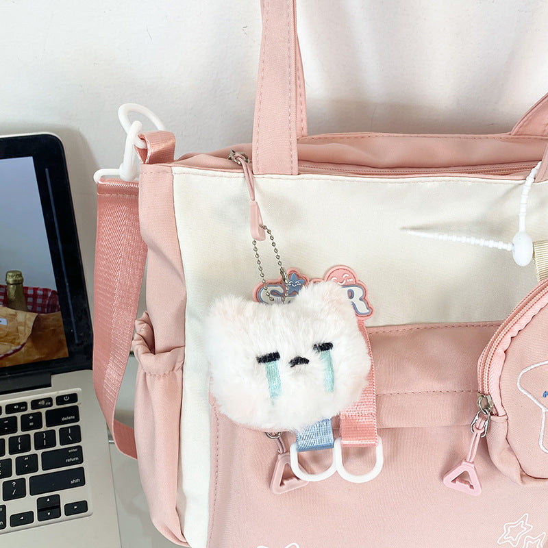Crossbody bag, girl's handbag, large-capacity single-shoulder bag