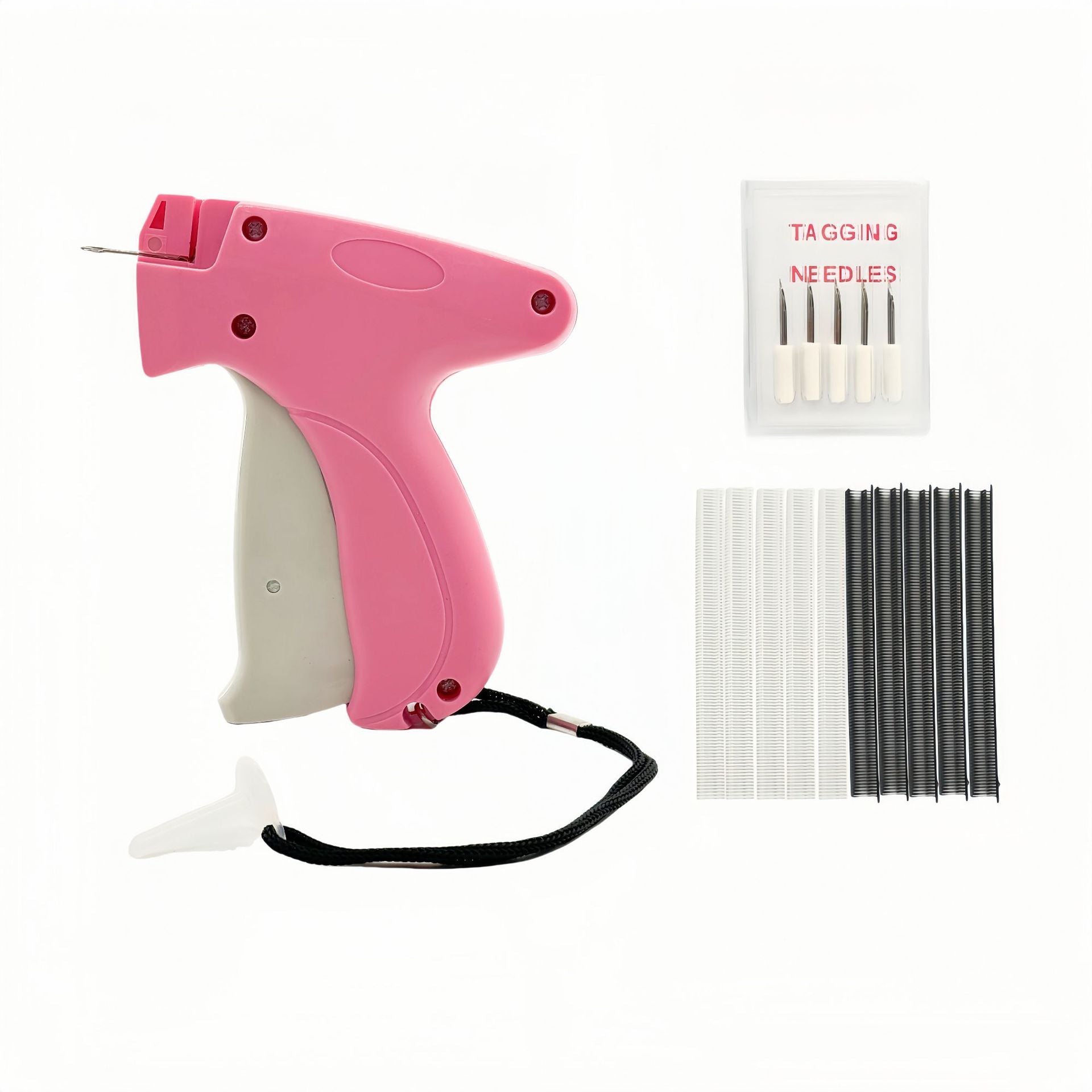 Manual Miniature Tag Gun Set with Plastic Needles