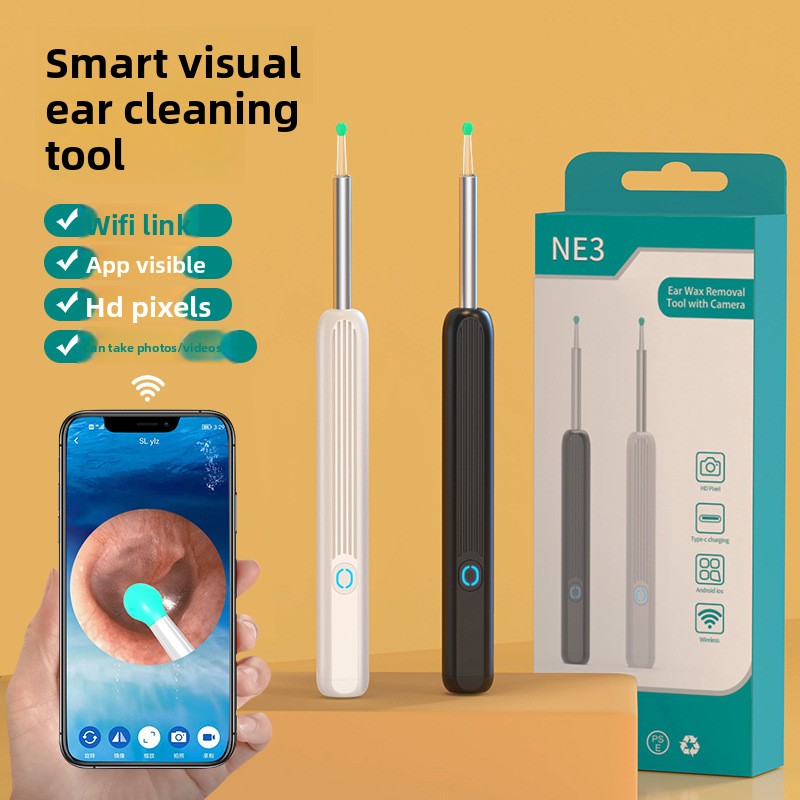 Wireless Visual Ear Cleaning Scoop with WIFI and Light