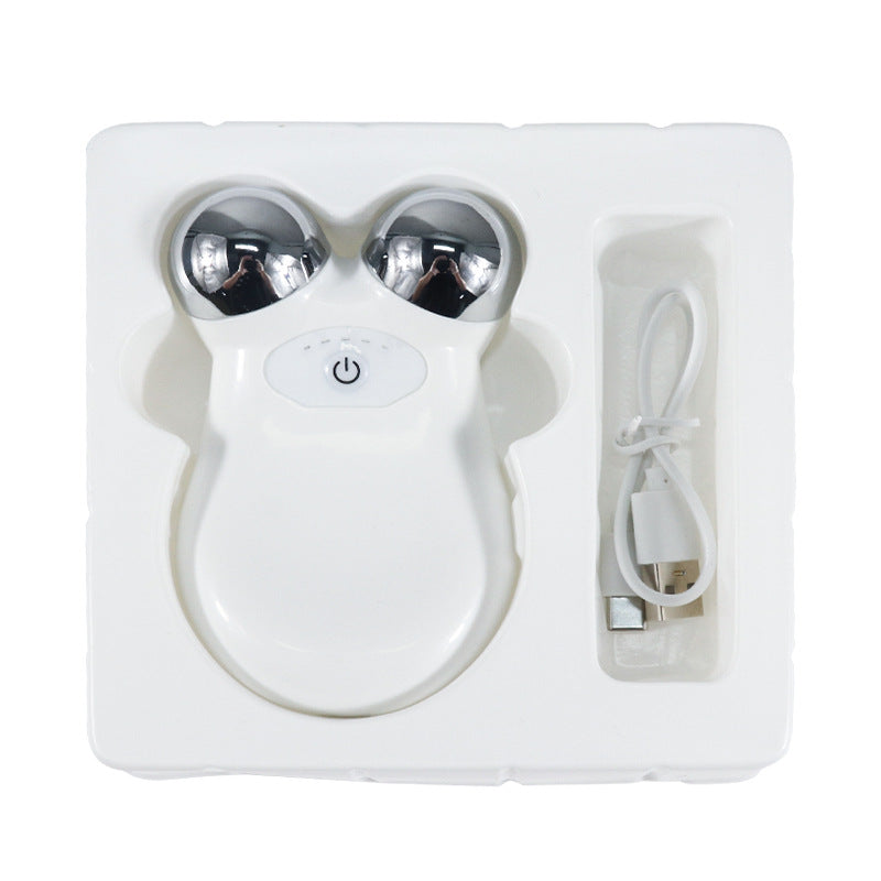 Electric Dual-Ball Roller Facial Massager