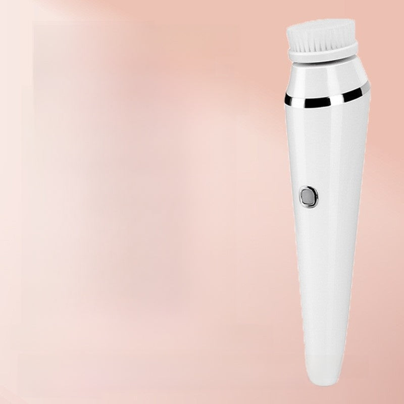 Four-in-one Electric Facial Cleansing Brush with Waterproof Design