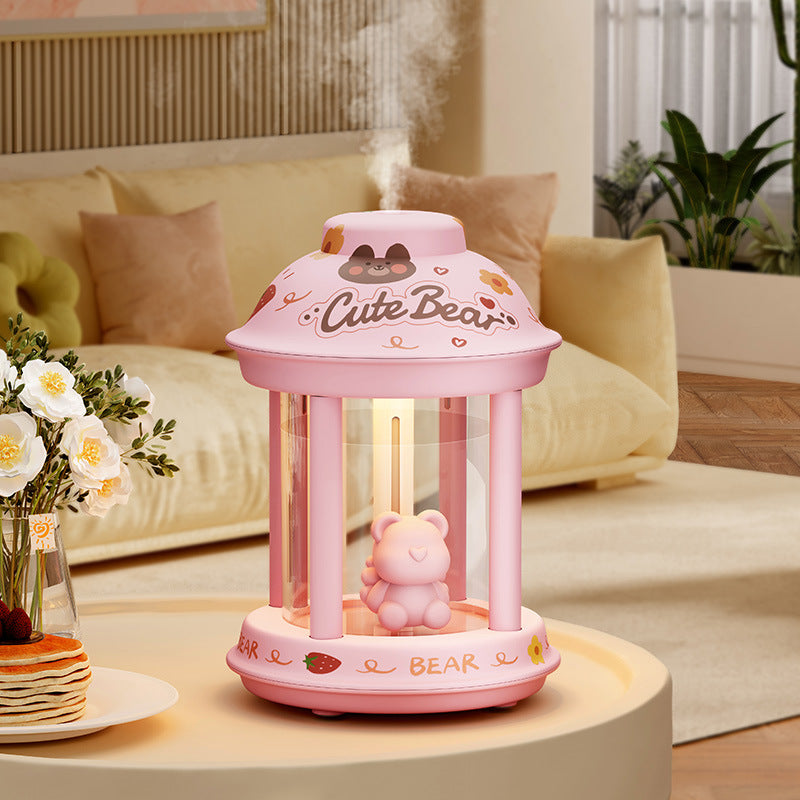 Mini USB Night Light Humidifier with Soft Glow