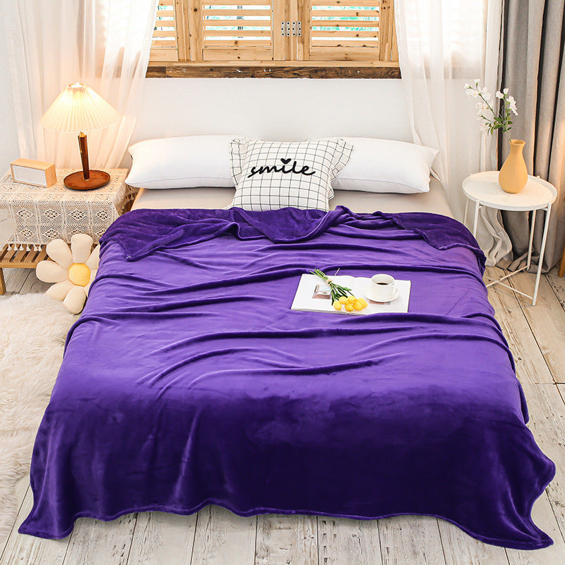 Coral Fleece Blanket Bed Sheet