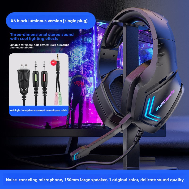 P3 Wireless Bluetooth Gaming Headset with LED Light