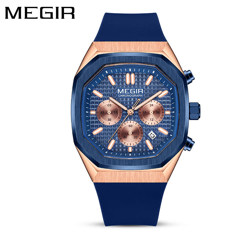Men's Multifunctional Square Sports Watch